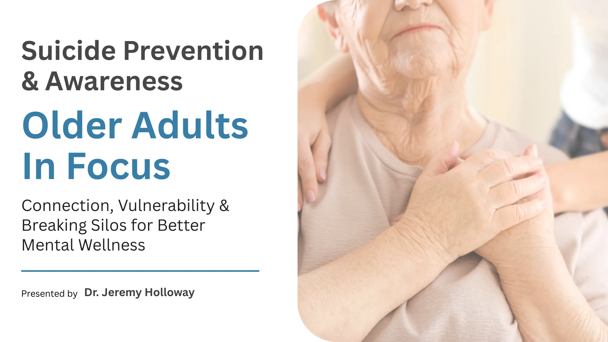 Courses | Suicide Prevention & Awareness: Older Adults in Focus | Clark ...